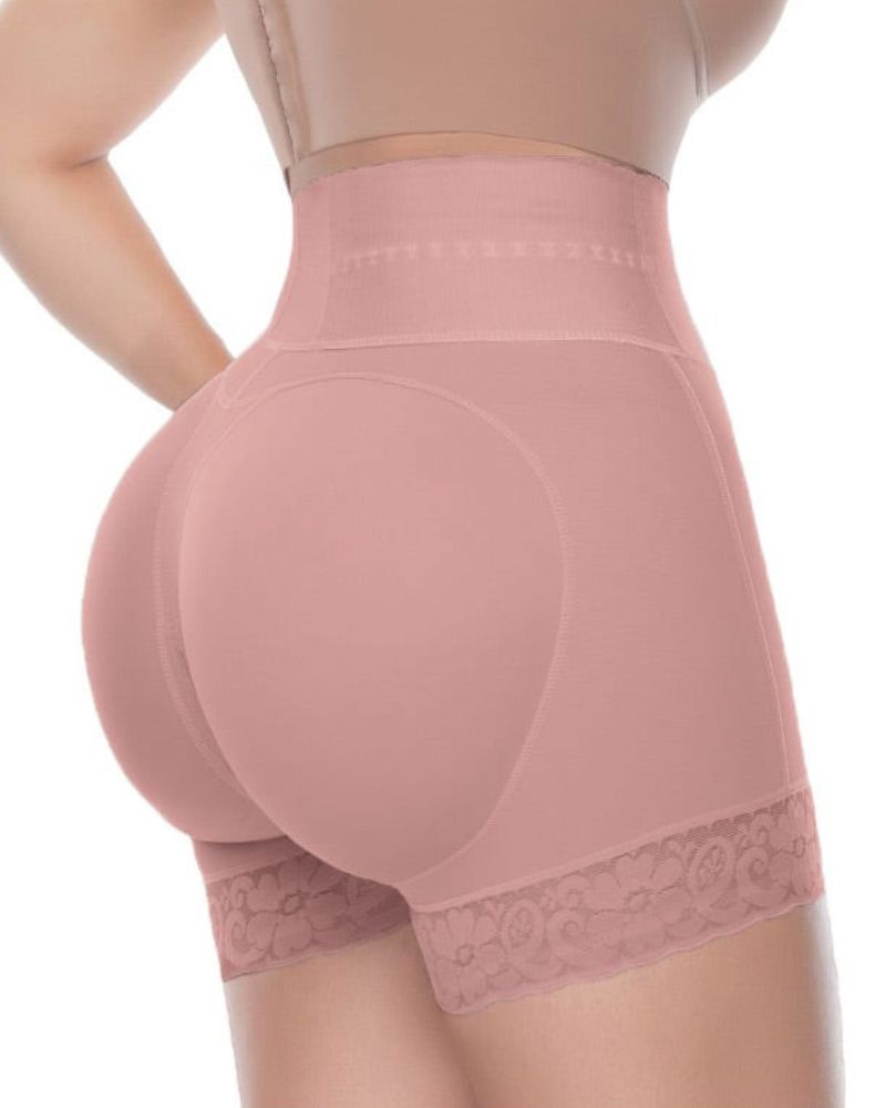 Shapshe® BBL Shorts mit doppelter Kompression und hoher Taille und bauchkontrollierendem Höschen in der Mitte