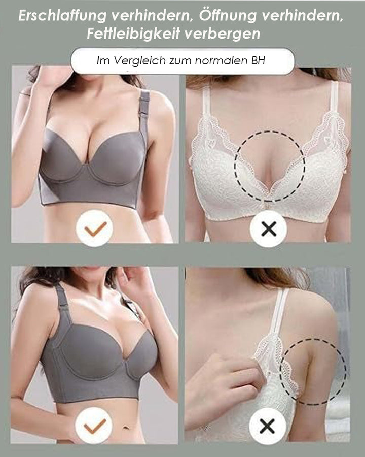 Shapshe® Push Up BH mit Tiefen Körbchen und Vollständiger Rückenabdeckung