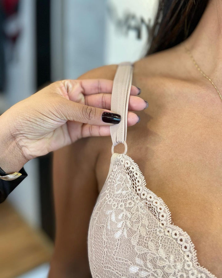 Push Up Shaper BH für Damen mit Spitze