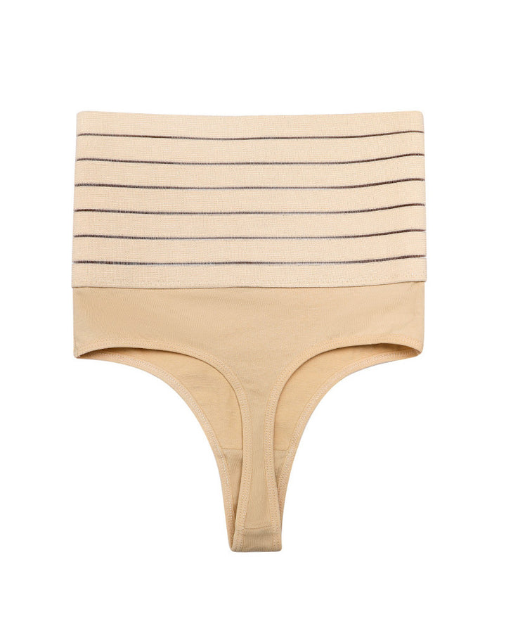 Hohle Atmungsaktive Hoher Taille Po-Lift Elastische Nahtlose Tanga Formende Unterwäsche