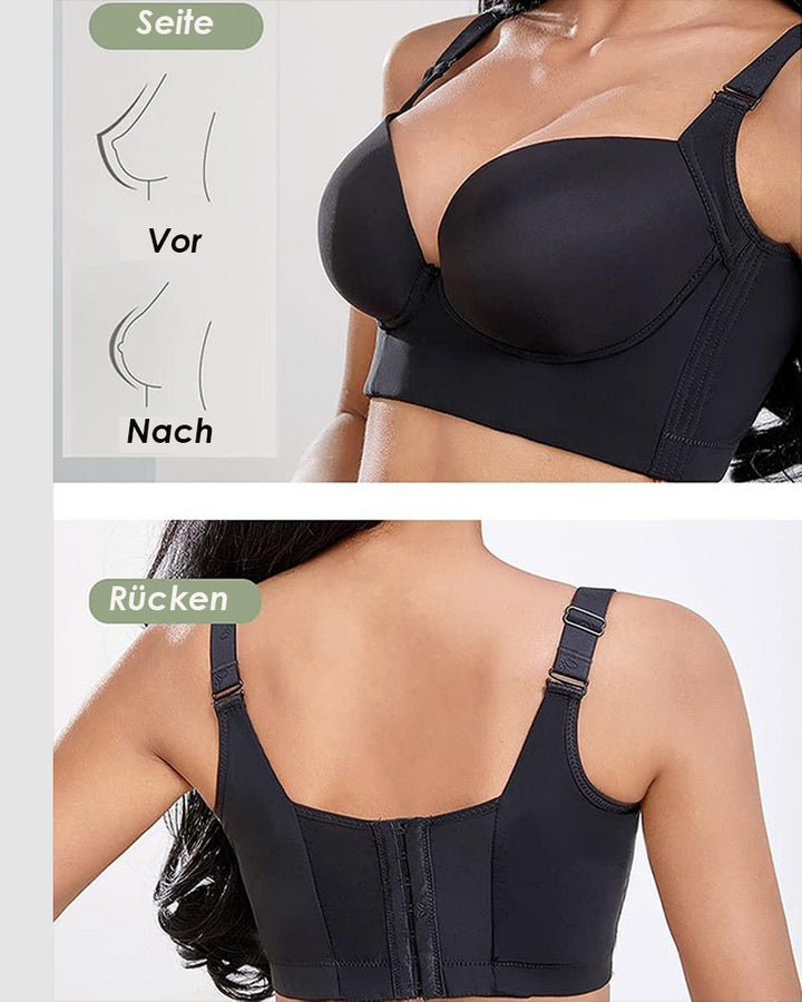 Shapshe® Push Up BH mit Tiefen Körbchen und Vollständiger Rückenabdeckung