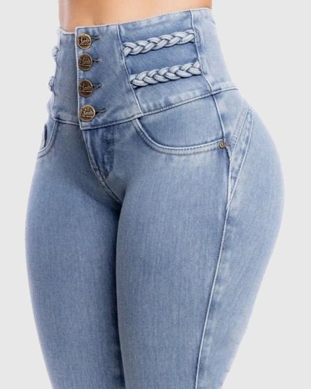 Shapshe® Röhrenjeans Mit Hohem Bund