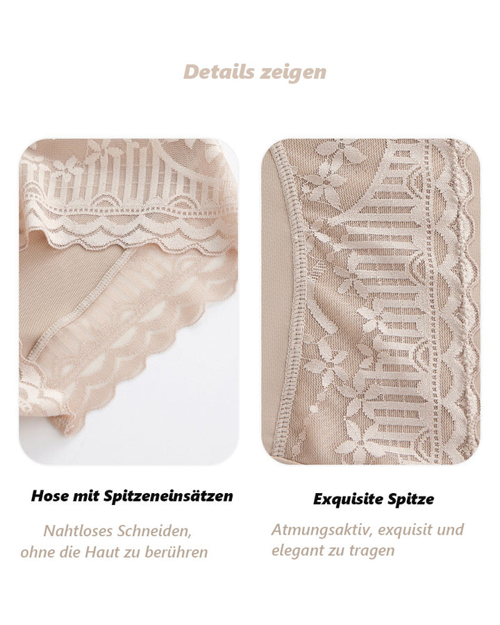 Damen Hoher Taille Nahtlos Anti-Rolling Slip Bauchweg Postpartale Formende Unterwäsche