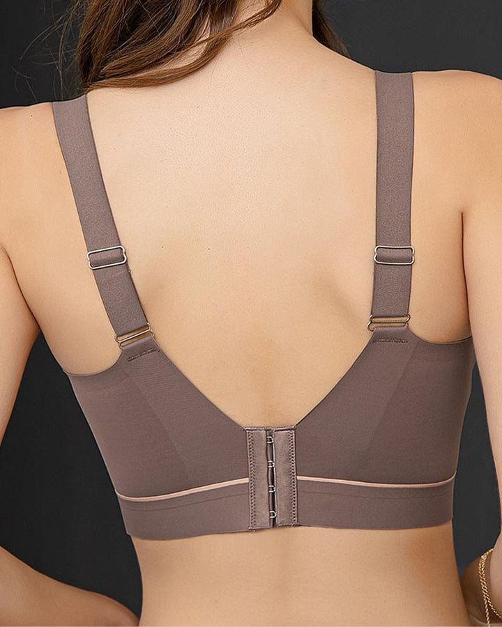 Nahtloser Push-up Bügelloser BH mit vollständiger Abdeckung