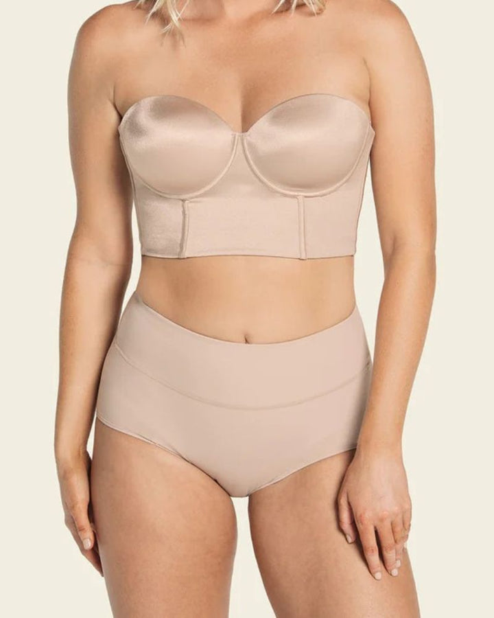 Trägerloser Vollschalen Korsett Shaping BH