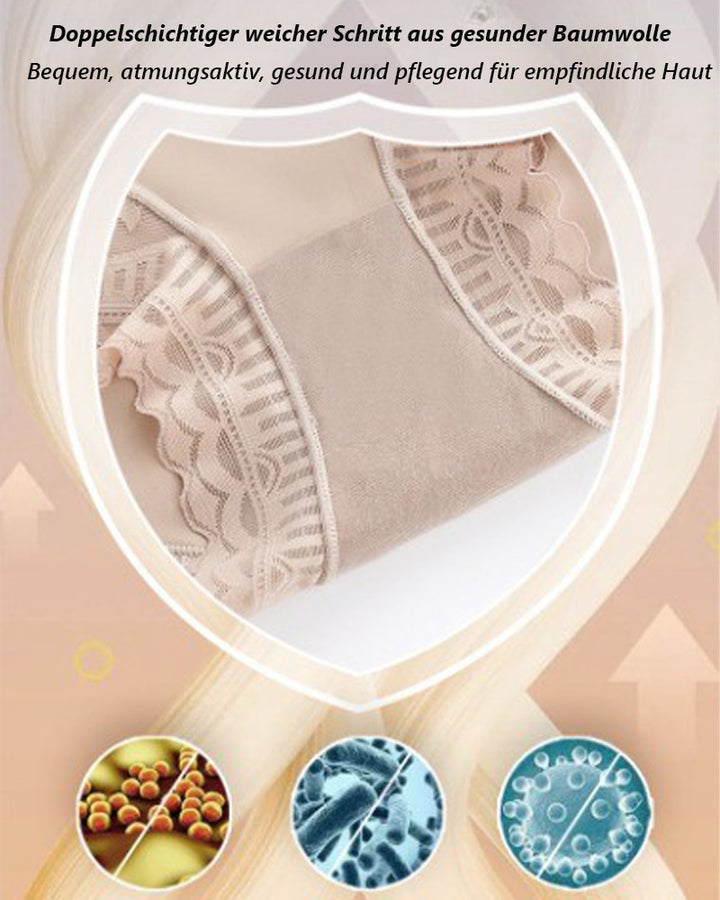 Damen Hoher Taille Nahtlos Anti-Rolling Slip Bauchweg Postpartale Formende Unterwäsche