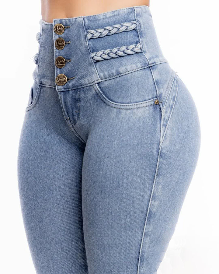Shapshe® Röhrenjeans Mit Hohem Bund