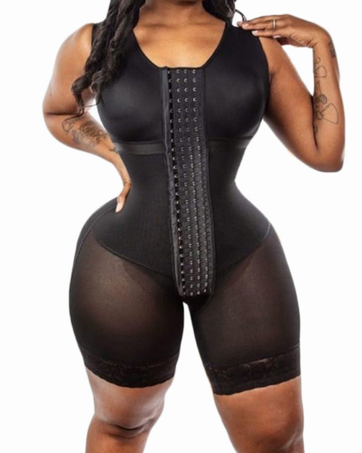 Shapshe® Bauchweg Lierende Fajas Verstellbarer Haken und Ösenverschluss vorne Damen Shapewear