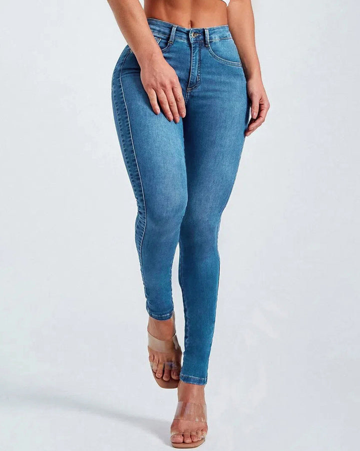 Damen Skinny Slim Fit Stretch Denim Jeans