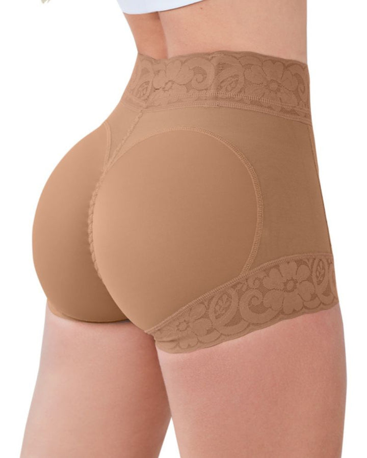 Shapshe® Klassischer Damen Körperformer mit Spitze Po-Lifter Bauchweg Unterwäsche Höschen Glättungs Slip