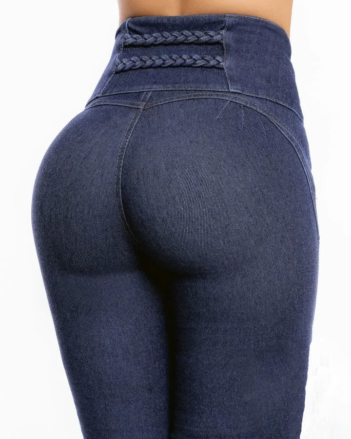 Shapshe® Röhrenjeans Mit Hohem Bund