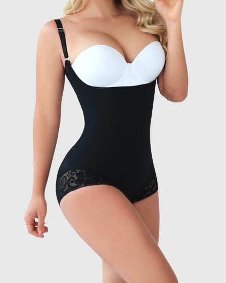 Shapshe® Ganzkörper Shapewear mit offener Brust und Bauchstraffung