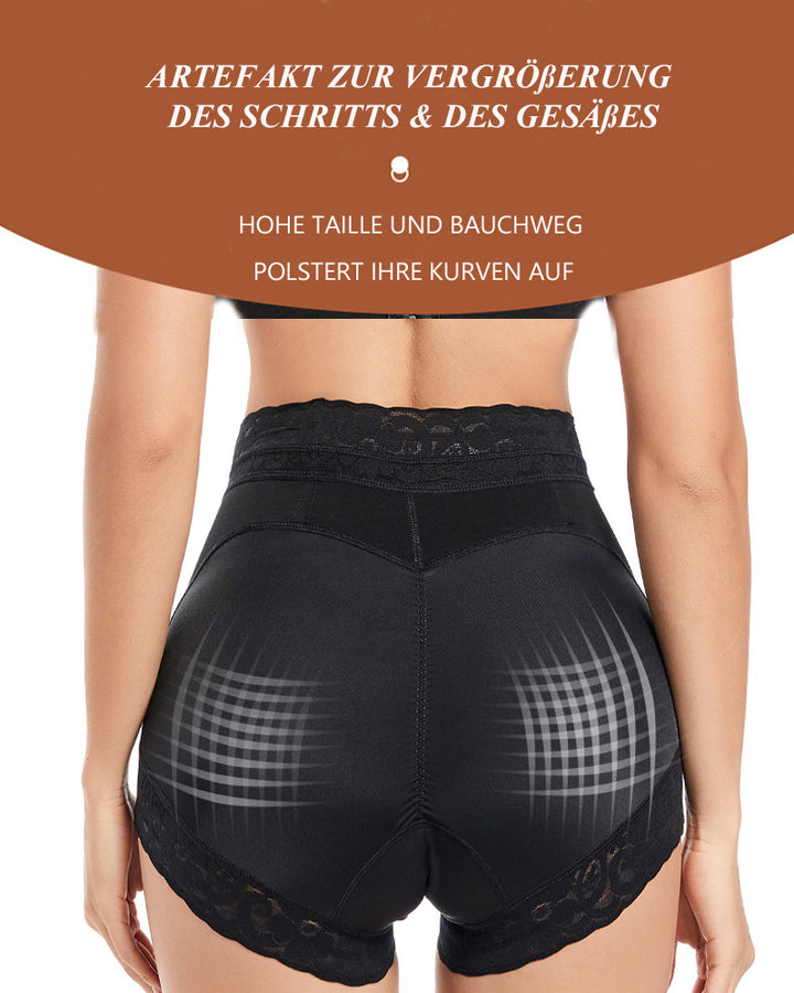 Shapshe® Klassischer Damen Körperformer mit Spitze Po-Lifter Bauchweg Unterwäsche Höschen Glättungs Slip