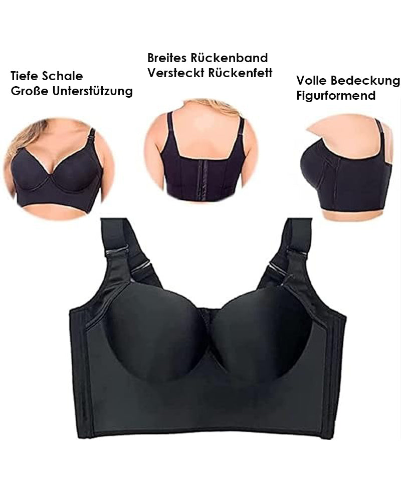 Shapshe® Extra Fester Hochkomprimierter Push up BH mit Vollschale