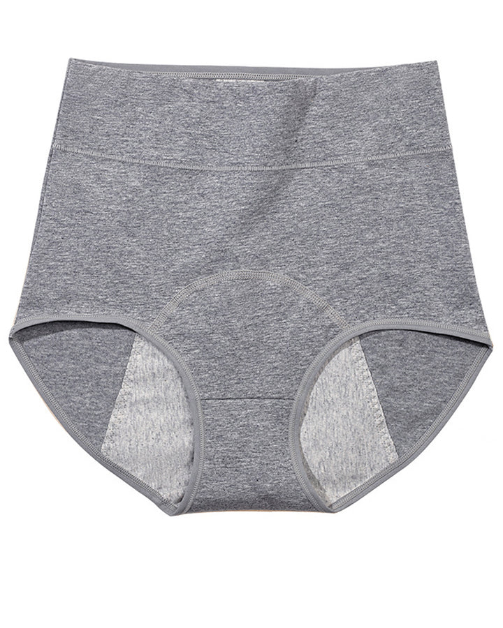 Perioden Anti-Seiten-Leckage Atmungsaktive Reiner Baumwolle Hoher Taille Unterwäsche