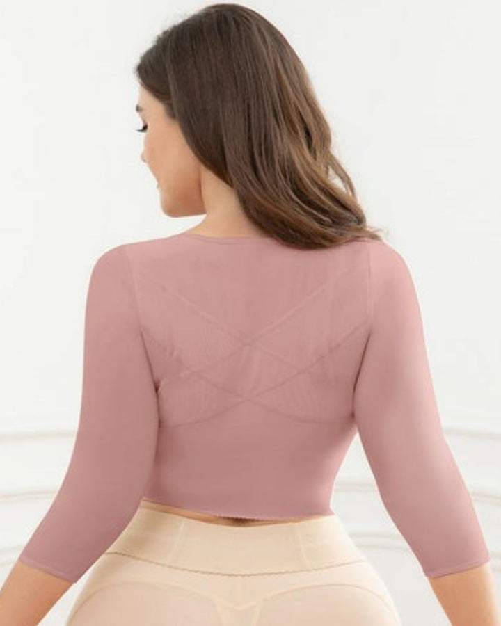 Shapshe® Rosybrown Frontverschluss Arm Shaper Sleeves Support BH