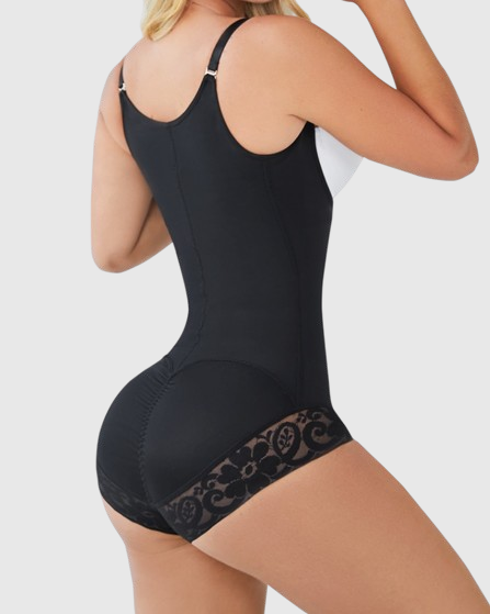 Shapshe® Ganzkörper Shapewear mit offener Brust und Bauchstraffung