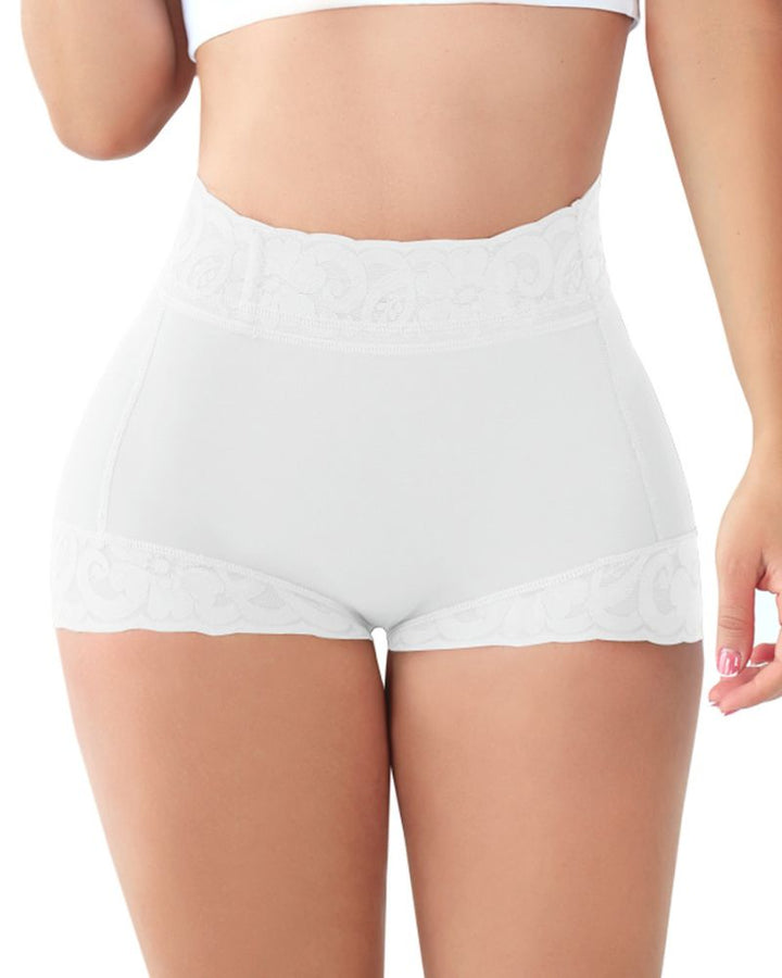 Shapshe® Klassischer Damen Körperformer mit Spitze Po-Lifter Bauchweg Unterwäsche Höschen Glättungs Slip