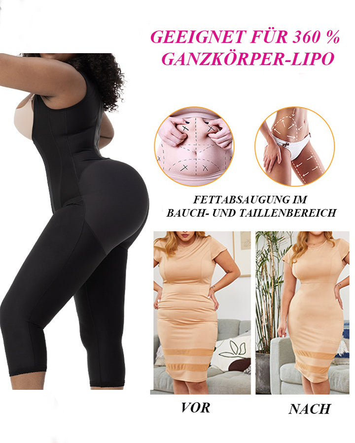 Shapshe® Feste Kompressions Ganzkörper Shaper Bodys in der Mitte des Oberschenkels
