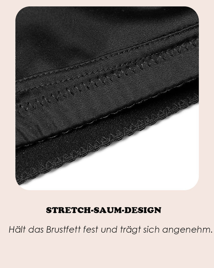 Bügellose Sexy Cut-Outs Oberteil Crop Tank BH in Übergröße