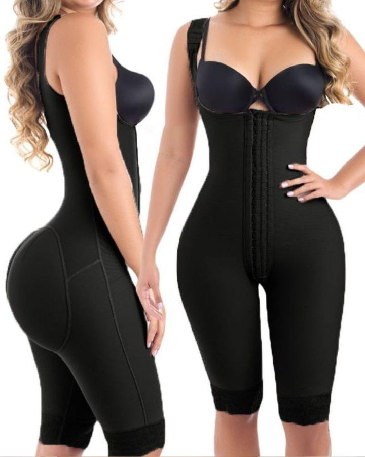 Shapshe® Feste Kompressions Ganzkörper Shaper Bodys in der Mitte des Oberschenkels