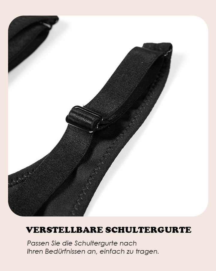 Bügellose Sexy Cut-Outs Oberteil Crop Tank BH in Übergröße