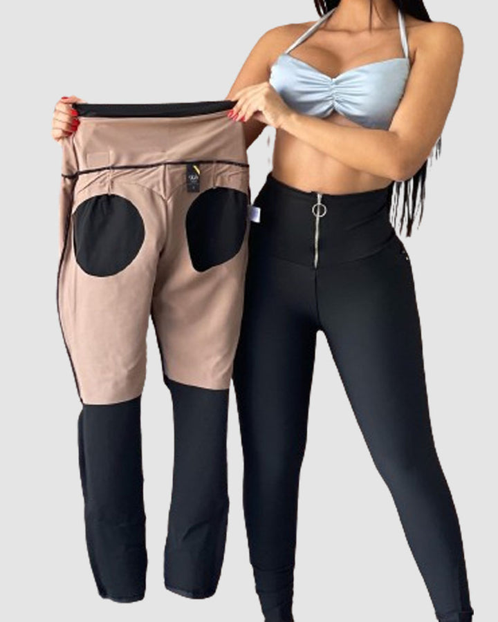 Slim-Fit Jeans mit Bauchkontrolle und Po-Lift-Reißverschluss