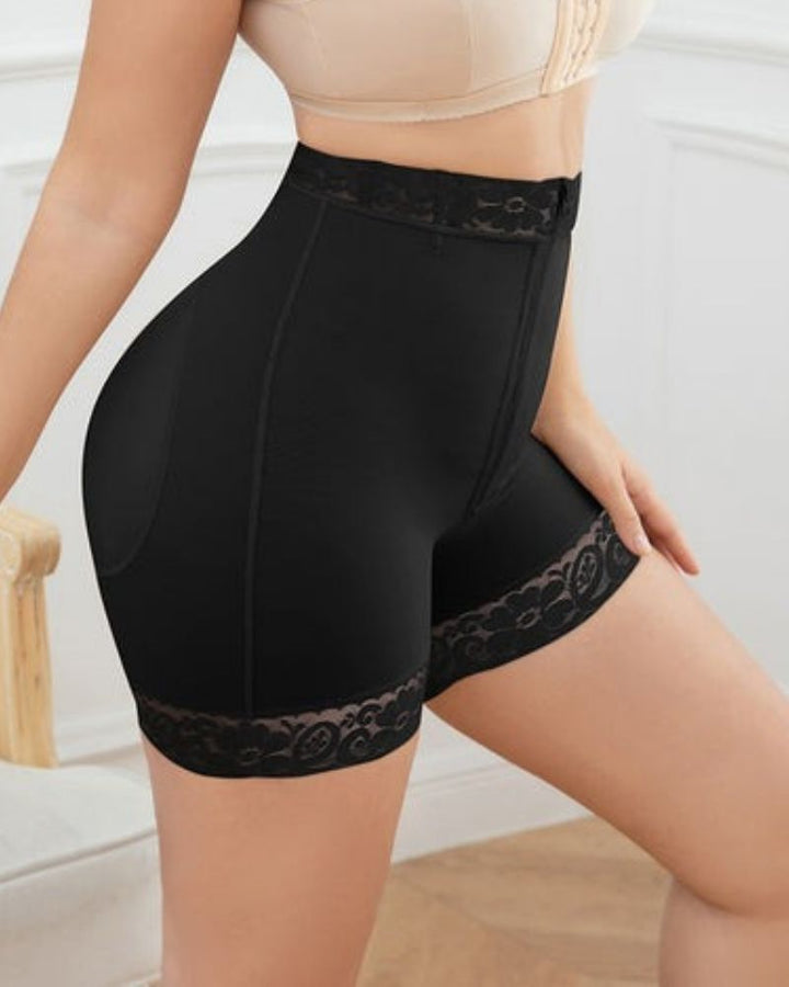 Shapshe® Schwarz Schlankheits Hintern Kontrolle Höschen Beine Shaping Oberschenkel Shapers zu Knie Körper Shaper Shorts