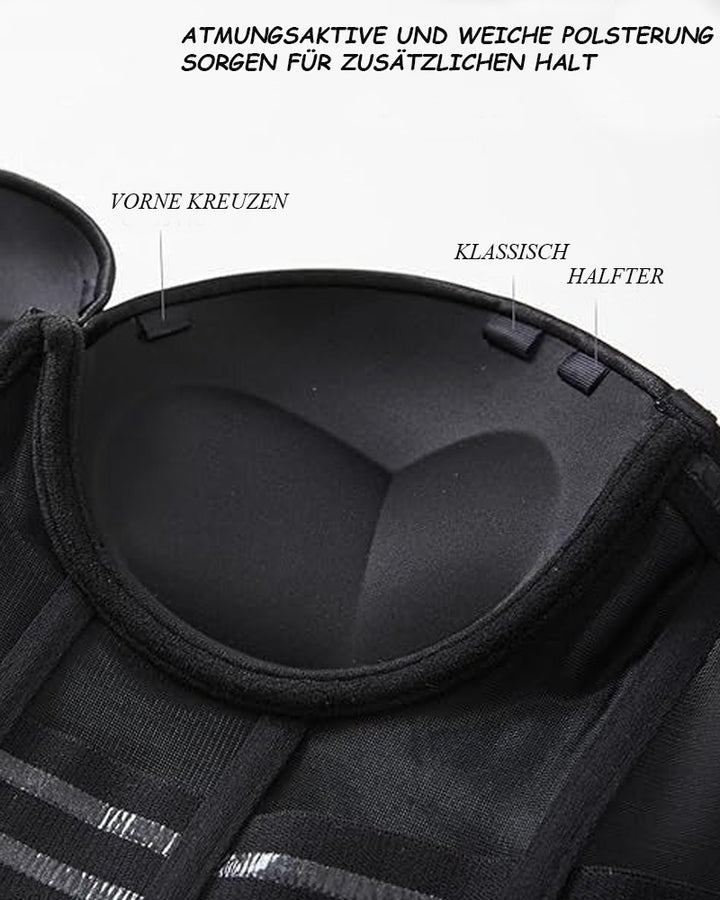 Rutschfester Trägerloser BH für Damen mit Tiefem Rücken und Langem Mehrwegigem Push-up BH