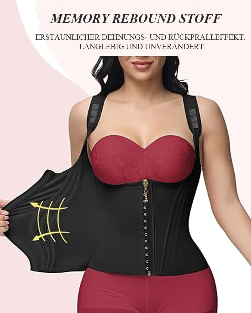 Shapshe® Taillentrainer für Damen Body Shaper Korsett Weste Tanktop mit Stahlknochen