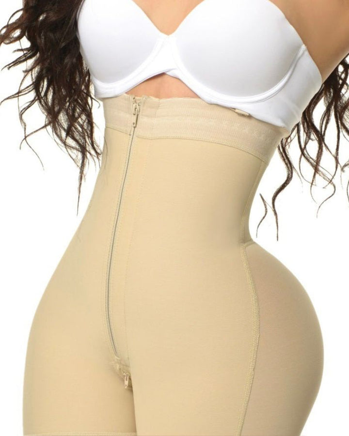 Shapshe® Fajas Colombianas Kompressions Shapewear Offene Brust Bauchkontrolle mit Reißverschluss