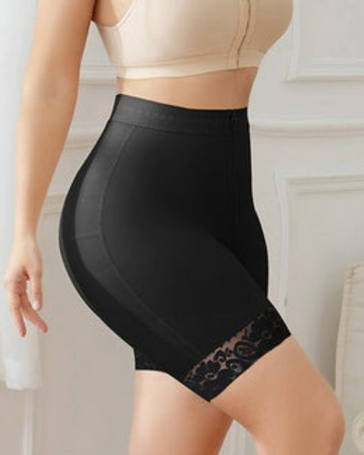 Shapshe® Damen-Höschen zur Bauchkontrolle Po-Lifter hohe Taille Oberschenkel schlanker schwarzes Höschen