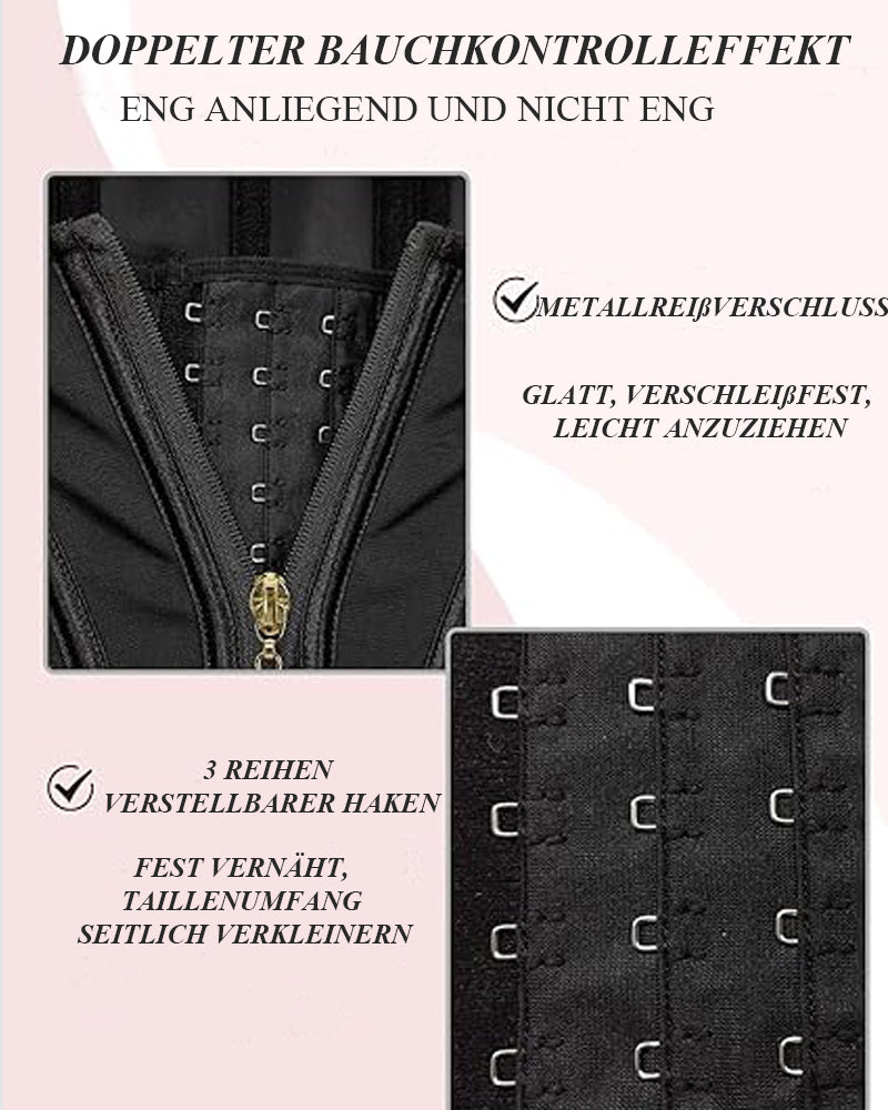 Shapshe® Taillentrainer für Damen Body Shaper Korsett Weste Tanktop mit Stahlknochen