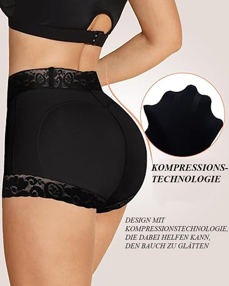 Shapshe® Klassischer Damen Körperformer mit Spitze Po-Lifter Bauchweg Unterwäsche Höschen Glättungs Slip