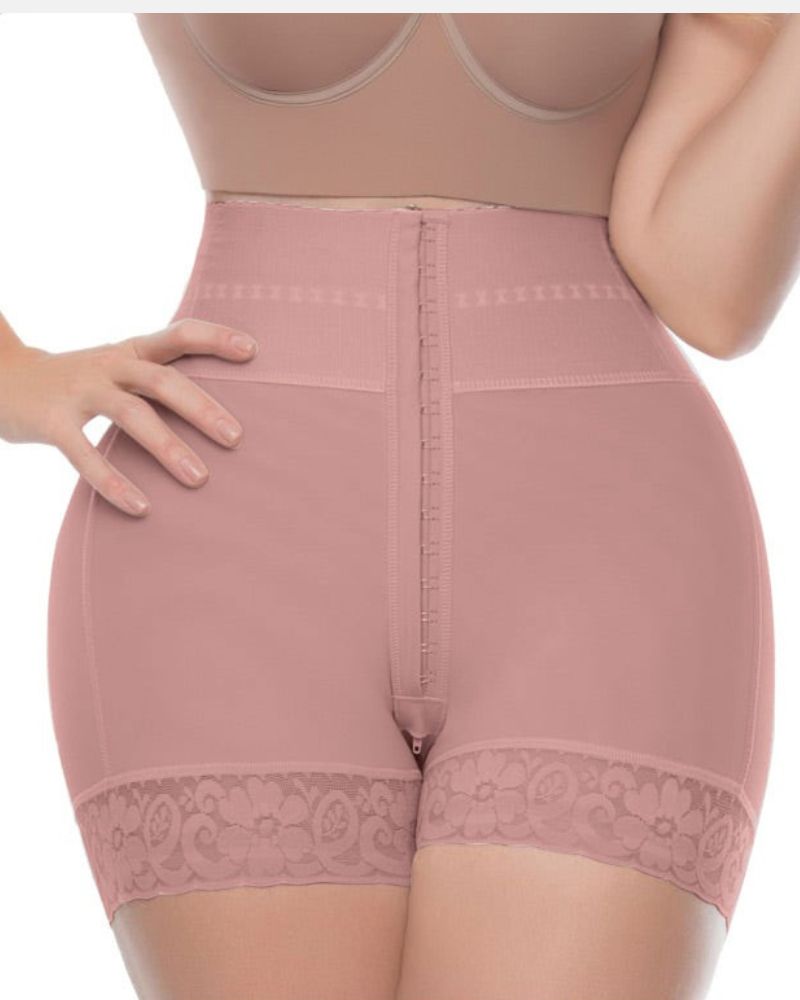 Shapshe® BBL Shorts mit doppelter Kompression und hoher Taille und bauchkontrollierendem Höschen in der Mitte