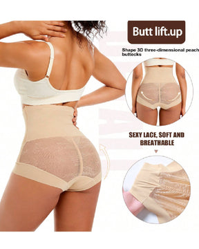 Sexy Bauchweg Dünnes Mesh Shapewear Unterwäsche Hohe Taille Shaping Slip