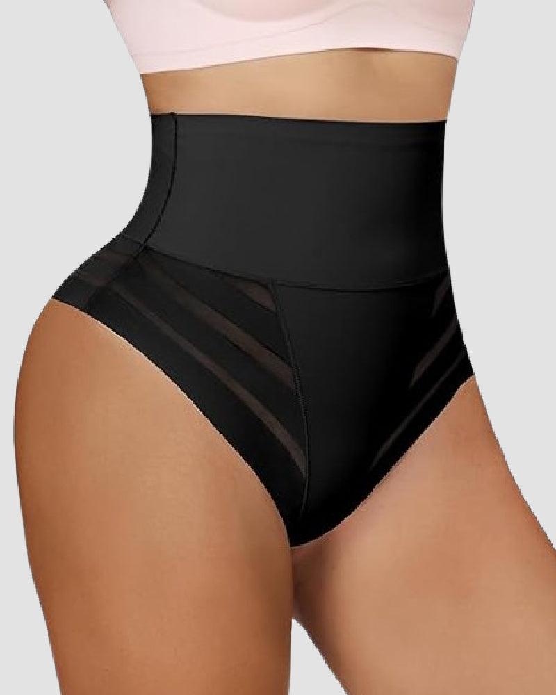 Damen Sexy Mittelhohe Einzigartiger Spitzen Tanga Body Shaper Nahtlose Miederhöschen