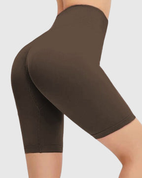 Yoga Shorts Hohe Taille Nahtlose Shorts mit Hüftlifting