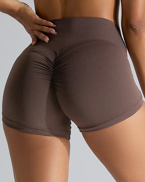 Nahtlose Hüfthebende Sport Yoga Shorts