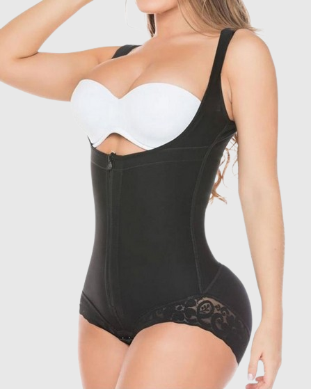 Shapshe® Hoher Rücken Dicke Träger Body Shaper Kompressionshose Hohe Kompressions Shapewear