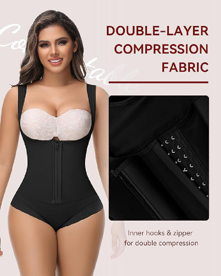 Shapshe® Fajas Colombianas Bauchweg Taille Trainer Offene Brust Shapewear