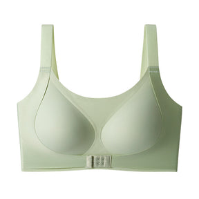 Damen Nahtlose Breite Träger Bügelloses Tube Top Minimizer Vorderverschluss BH