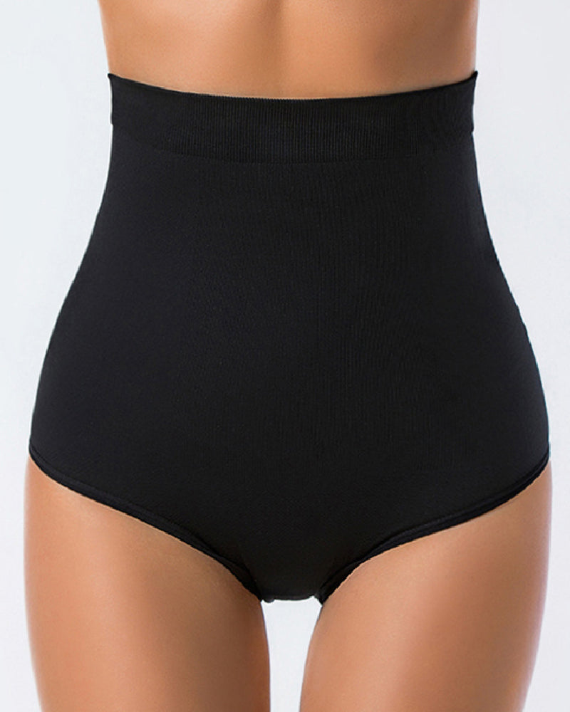 Damen Bauchkontrolle Hoher Taille Miederslips Atmungsaktive Weiche Shapewear Unterhosen