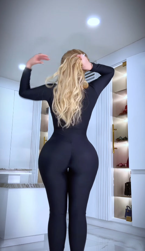 Shapshe® Nahtloser Ganzkörper Body Hohe Kompression Butterweich Eingebaute Netzhaken Shapewear