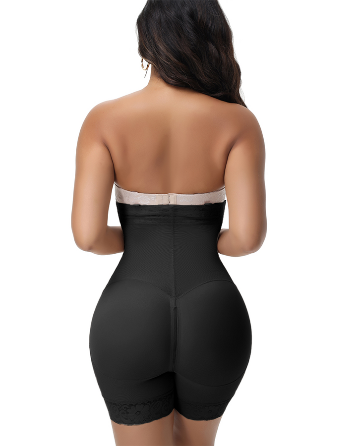 Shapshe® Fajas Colombianas Sanduhr Shaping Shorts mit Doppelter Kompression und Reißverschluss im Schritt
