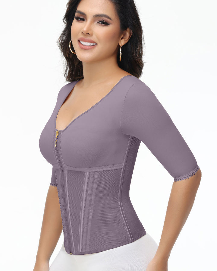 Shapshe® Fajas Colombianas V Ausschnitt Korsett Shapewear Top