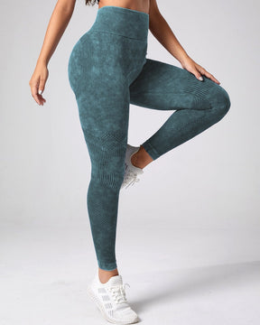 Nahtlose Yogahose mit Hoher Taille und Pfirsichfarbener Fitnesshose zum Anheben der Hüfte