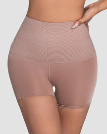 Damen Hohe Taille Mieder Bauchweg  Po-Lifter Slimming Shapewear Shorts