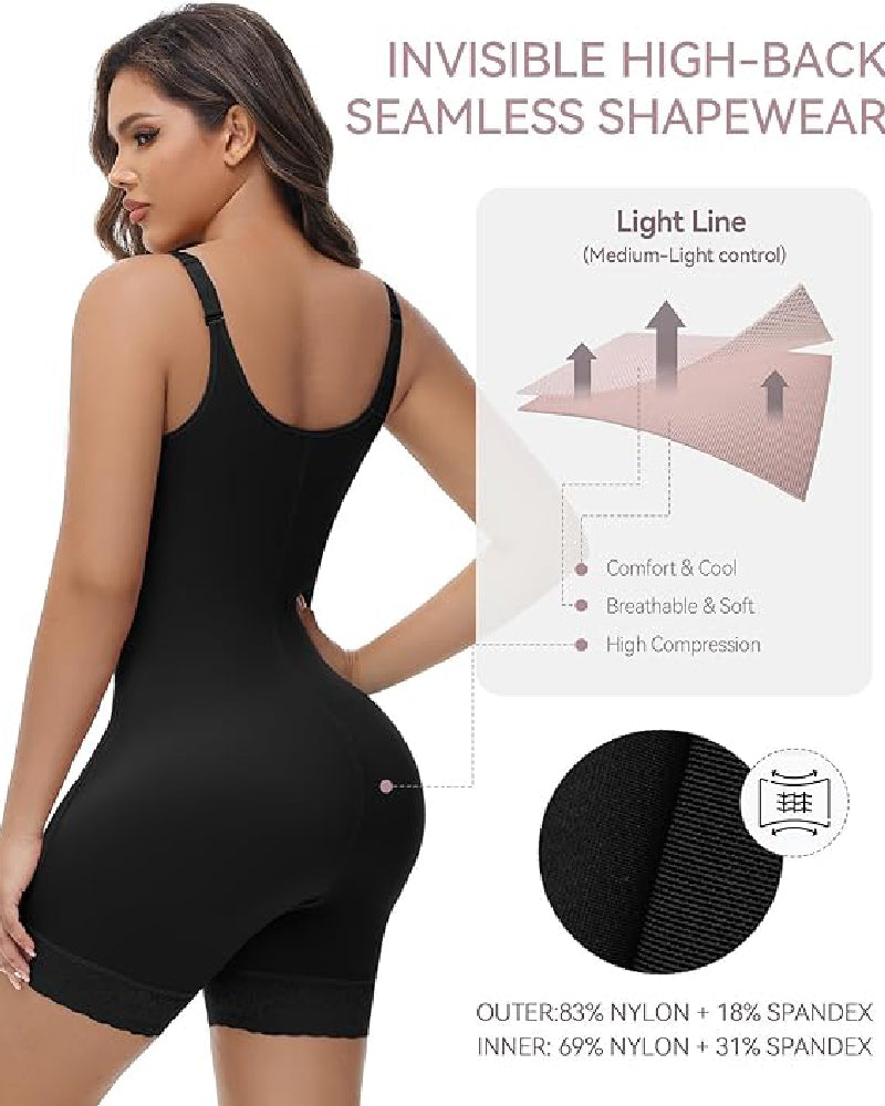 Shapshe® Bauchkontrolle offene Brust Po-Lifter-Bodys Shapewear