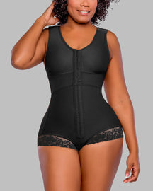 Butt Lifting Shapewear Bodysuit Haken & Öse Bauch Kontrolle Abnehmen Body Shaper